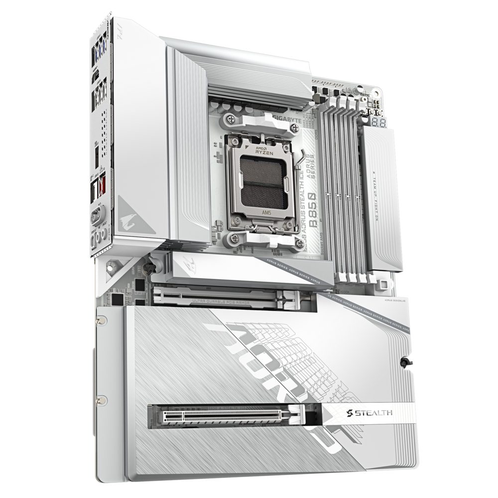 Материнская плата GIGABYTE B850 A STEALTH ICE