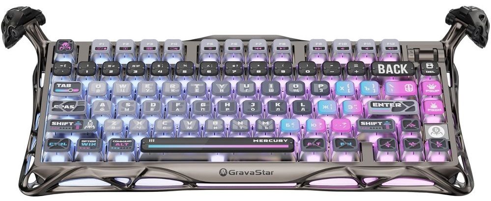 Игровая клавиатура Gravastar Mercury K1 Pro СBLK RU (6972448924399)