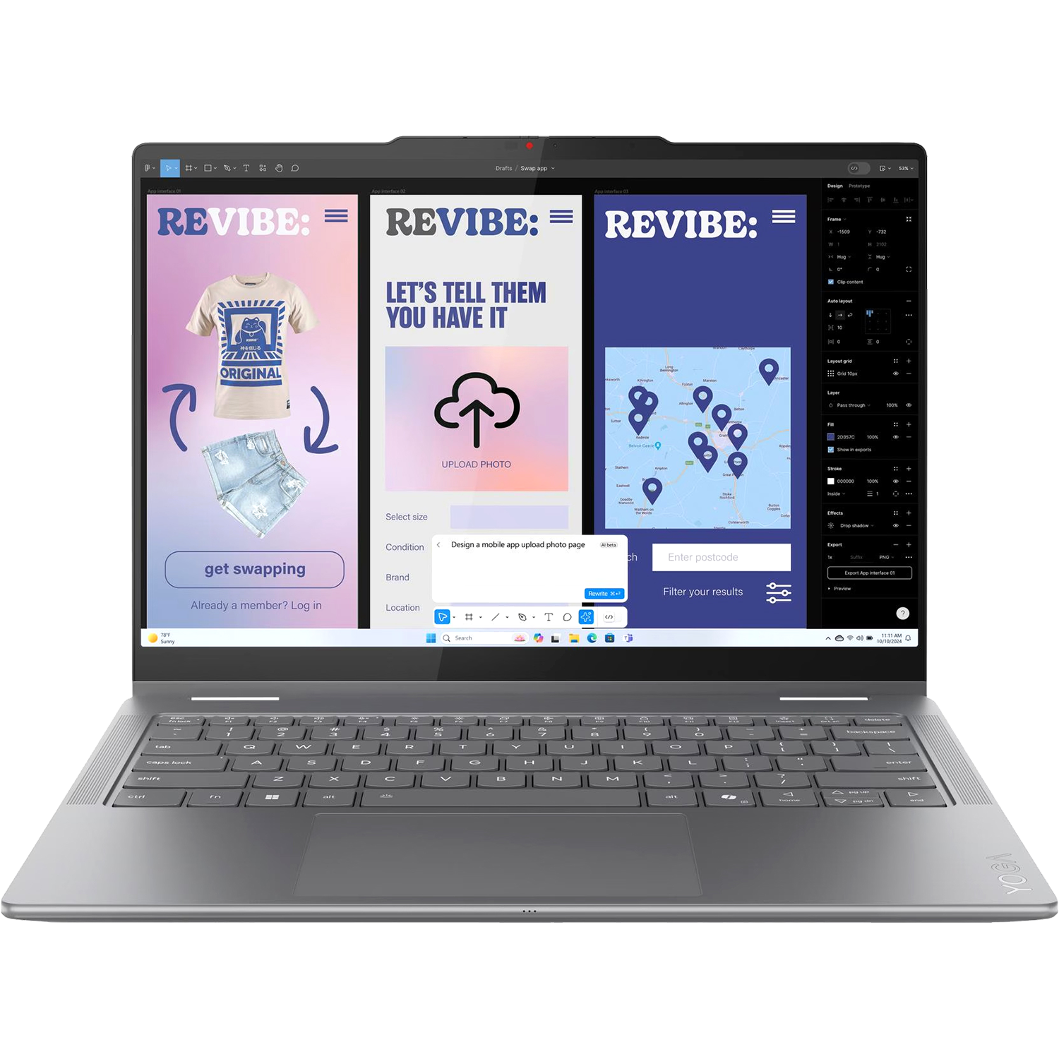 Ноутбук Lenovo Yoga 7 2-in-1 14ILL10 (83JQ00D0SA)